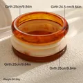 Lot de 4 bracelets résine acrylique punk bohème – 6