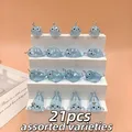 Lot de 4 breloques résine lumineuses aléatoires pour bijoux – 3