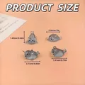 Lot de 4 breloques résine lumineuses aléatoires pour bijoux – 5