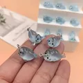Lot de 4 breloques résine lumineuses aléatoires pour bijoux – Couleur HTDZ-4PC