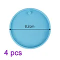 Lot de 4 moules silicone boule Noël porte-clés pendentif – Couleur 05-4pcs