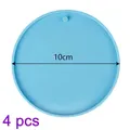 Lot de 4 moules silicone boule Noël porte-clés pendentif – Couleur 06-4pcs