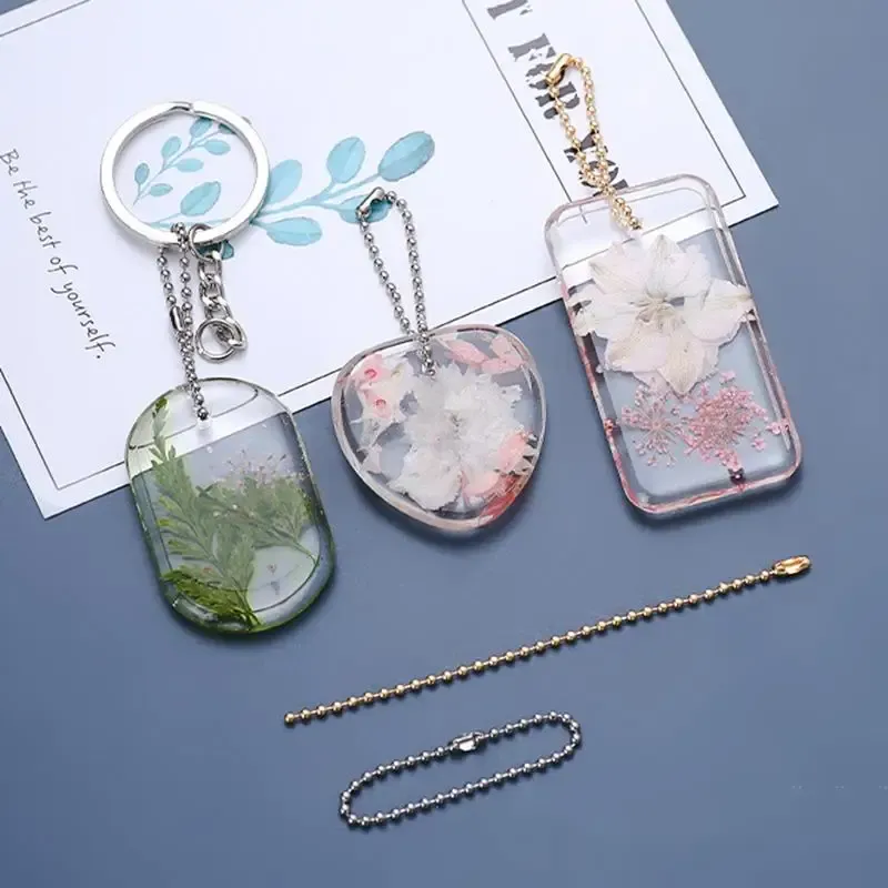 Lot de 4 moules silicone boule Noël porte-clés pendentif