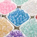 Lot de 40 perles résine à paillettes 10mm pour bijoux – 1