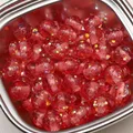 Lot de 40 perles résine à paillettes 10mm pour bijoux – Couleur Red