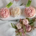 Lot de 5 moules silicone fleurs pour bougies et argile – 5