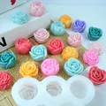 Lot de 5 moules silicone fleurs pour bougies et gâteaux – 1