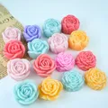 Lot de 5 moules silicone fleurs pour bougies et gâteaux – 6
