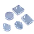Lot de 5 moules silicone pour pendentifs bijoux – 6