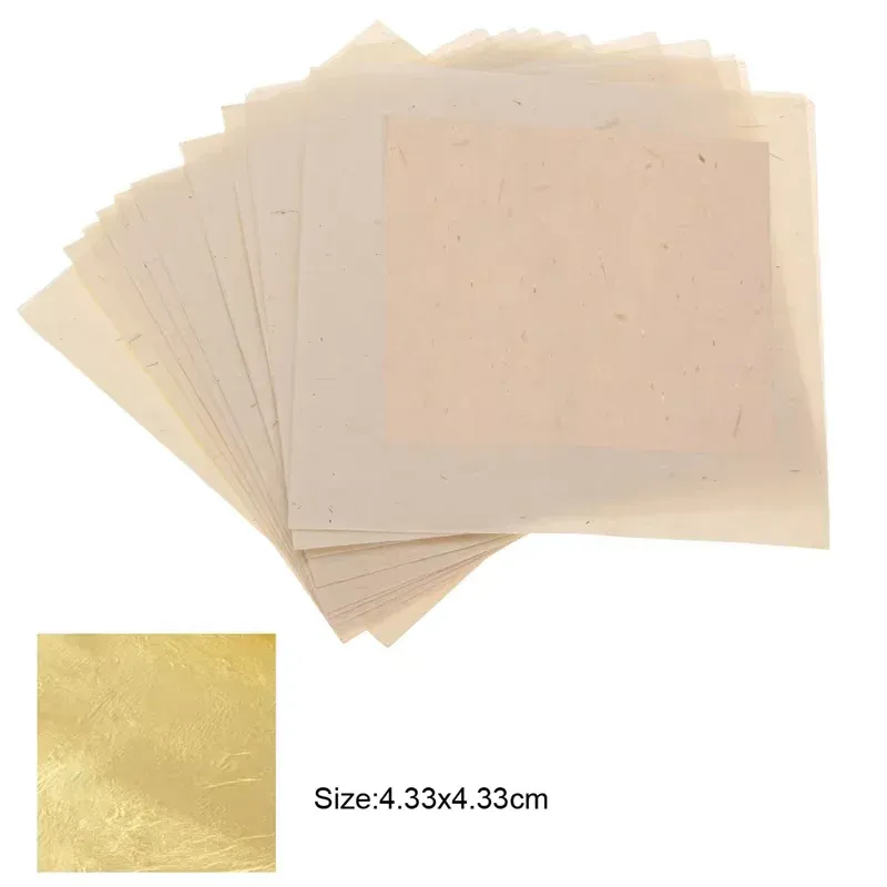 Lot de 5 ou 10 feuilles or 24 carats pour artisanat
