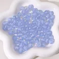 Lot de 5 perles résine bonbon 10mm pour bijoux – Metal color blue