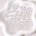 Lot de 5 perles résine bonbon 10mm pour bijoux – Metal color white