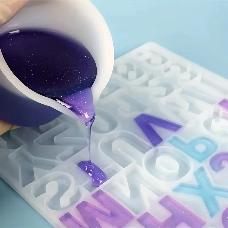 Lot de 5 tasses mesure silicone 50ml pour résine époxy