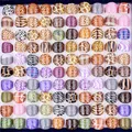 Lot de 50 bagues fantaisie en résine colorée femme – 1