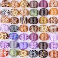 Lot de 50 bagues fantaisie en résine colorée femme – 2