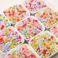 Lot de 50 breloques résine mini fleurs sans trou pour bijoux – 3