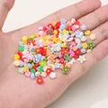 Lot de 50 breloques résine mini fleurs sans trou pour bijoux – 4