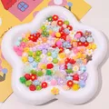Lot de 50 breloques résine mini fleurs sans trou pour bijoux – 6