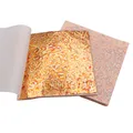 Lot de 50 feuilles cuivre et or imitation pour artisanat – Couleur type 2