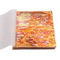 Lot de 50 feuilles d'or imitation 14x14 cm pour nail art – Couleur Clair