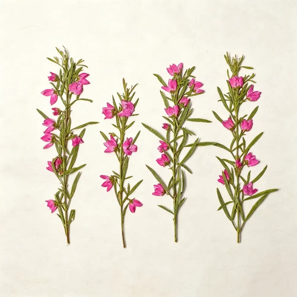 Lot de 50 mini fleurs séchées pressées pour bijoux et cartes