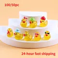 Lot de 50 ou 100 mini canards résine lumineux pour jardin – 1