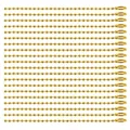 Lot de 6 moules silicone formes géométriques pour bijoux – Couleur 20Pcs Gold Chain