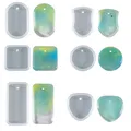 Lot de 6 moules silicone formes géométriques pour bijoux – 4
