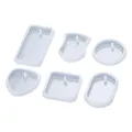 Lot de 6 moules silicone formes géométriques pour bijoux – Couleur 6Pcs