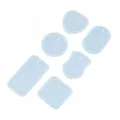 Lot de 6 moules silicone formes géométriques pour bijoux – Couleur 6pcs