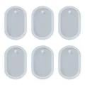 Lot de 6 moules silicone formes géométriques pour bijoux – Couleur 6Pcs A