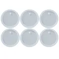 Lot de 6 moules silicone formes géométriques pour bijoux – Couleur 6pcs C