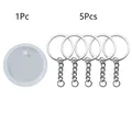 Lot de 6 moules silicone formes géométriques pour bijoux – Couleur 6pcs C Set