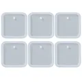 Lot de 6 moules silicone formes géométriques pour bijoux – Couleur 6pcs D