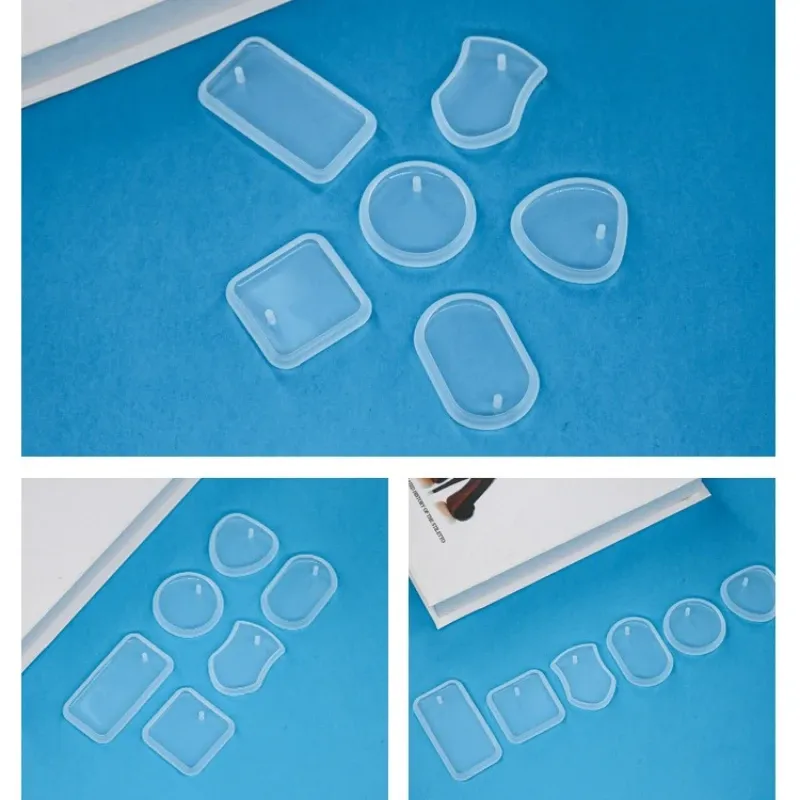 Lot de 6 moules silicone formes géométriques pour bijoux