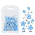 Lot de 6 moules silicone formes géométriques pour bijoux – Couleur Flower 09