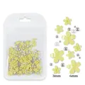 Lot de 6 moules silicone formes géométriques pour bijoux – Couleur Flower 13