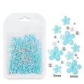 Lot de 6 moules silicone formes géométriques pour bijoux – Couleur Flower 17
