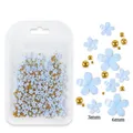 Lot de 6 moules silicone formes géométriques pour bijoux – Couleur Flower 20