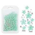 Lot de 6 moules silicone formes géométriques pour bijoux – Couleur Flower 21