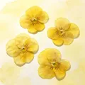 Lot de 60 fleurs de pensée tricolores séchées pour bijoux et cartes – Couleur Color-5 1-3cm