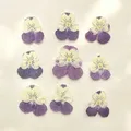 Lot de 60 fleurs de pensée tricolores séchées pour bijoux et cartes – Couleur Color-3 1-3cm