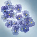 Lot de 60 fleurs de pensée tricolores séchées pour bijoux et cartes – Couleur Color-16 2-4cm-1