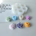 Lot de 7 moules silicone fleur pour bougie et savon – 3