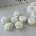 Lot de 7 moules silicone fleur pour bougie et savon – 6