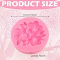 Lot de moules silicone fleurs pour bougie et savon – 4