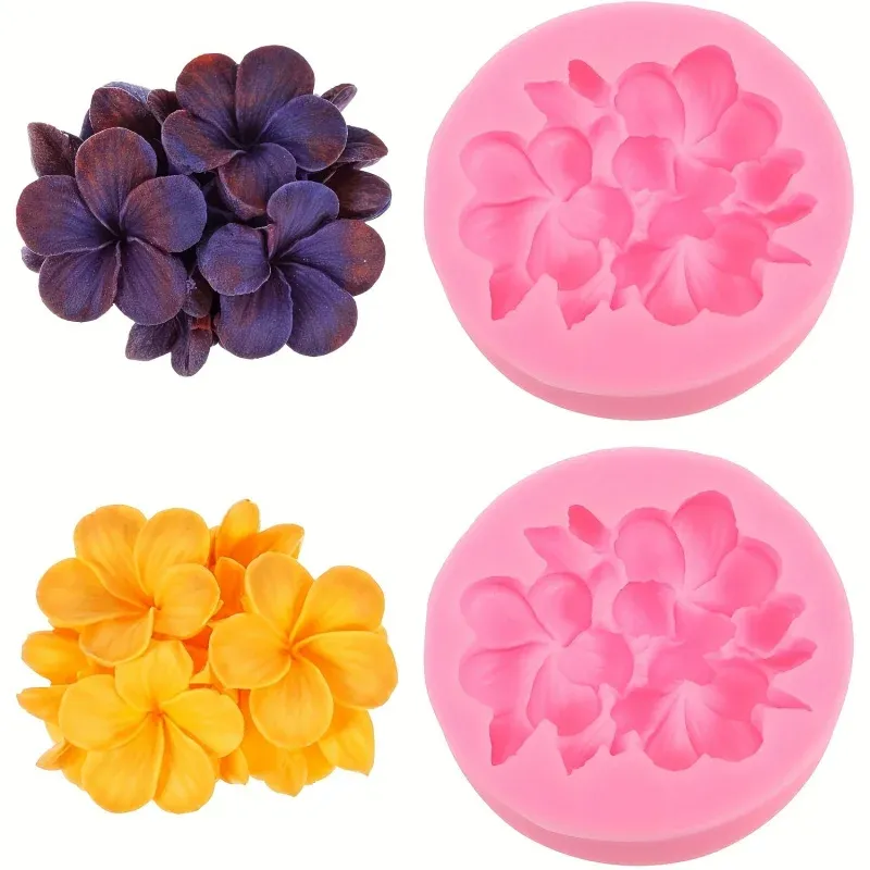 Lot de moules silicone fleurs pour bougie et savon