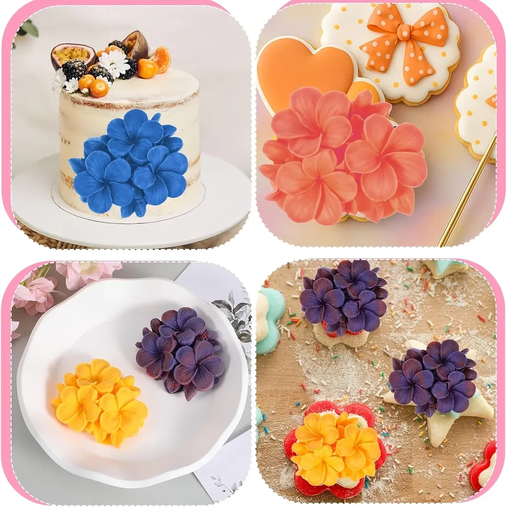 Lot de moules silicone fleurs pour bougie et savon
