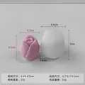 Lot de moules silicone rose 3D pour bougie et savon – Couleur 83002276