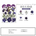 Marque-page fleurs séchées pressées pour résine DIY – Couleur Vert armée (10)